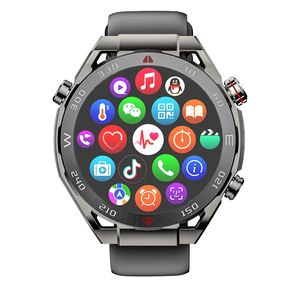 مرة أخرى ذكية الساعة 2G 4G SIM Card Round Display Global Call Rate Heart Resident Fitness Tracker GPS GPS Watching Watch