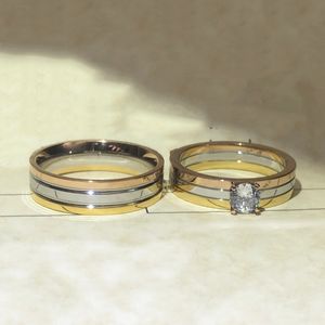 Ciondoli anello Trinity per donna designer Taglia 678 per uomo Coppia qualità T0P Placcato in oro 18K riproduzioni ufficiali marchio designer regalo di anniversario con scatola 005