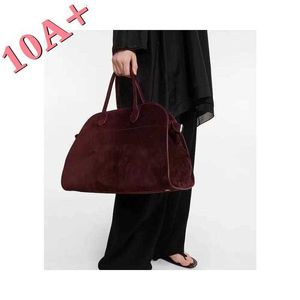 Designer Bags the Row Leather Bag Suede Cowhide Tote Travel Shoulder Classic Handbags Zx3l