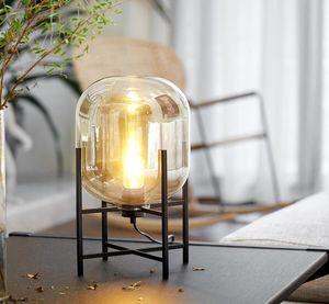 Lampes de Table en verre de personnalité créative simple pour la maison el salon lampe sur pied étude chambre lampes de chevet lampadaire 6667535