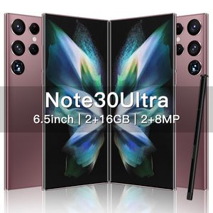 note30ultra منتجات جديدة في الأسهم عبر الحدود 3G Android 2 16 الهاتف الذكي 6.7 بوصة مصنع تسليم التجارة الخارجية