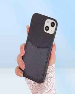 Fashion Telefone Case na iPhone 14 Pro Max 13 14 Plus 12 12pro 13Pro 11 XR XS XSMAX PU skórzany posiadacz karty z pudełkiem1677523