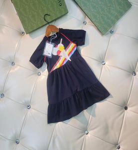 Flower Kid Dresses Set 100150cm Multicolor Fashion Designer Bröllopsstil Butikkläder Bomullsmaterial Hela 20224316055