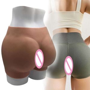 Akcesoria kostiumowe 3350G Kobieta Fałszę seksowna duże silikonowe pośladki Kobieta Fałsz krzemionka żel Buld Big Bum Metties African Curvy Hip Enhancer