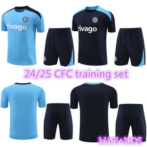 24 25 CFC adult Soccer Jersey kit Short sleeve Tracksuit PULISIC 2024 2025 shorts MOUNT HAVERTZ STERLING JORGINHO training suit KOULIBALY KANTE Track suits kids set