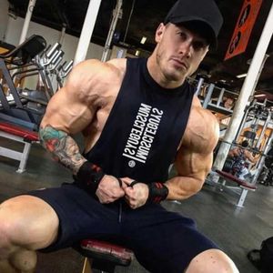 Canotte da uomo Canottiera da uomo Canotta Abbigliamento fitness Allenamento Bodybuilding Stringers marca Abbigliamento da palestra Gilet da corsa Sollevamento pesi Top senza manicheL240124