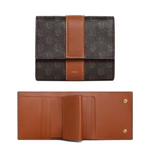 Mulheres Triomphes Carteiras Espelho Qualidade Bolsa de Luxo Mens Designer Cartas De Couro Passaporte ID Titulares de Cartão Chave Bolsa Chaveiro Zippy Coin Bolsas Carteira