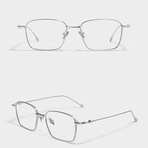 Designer Solglasögon Ultra Light Plated Metal Frame Luxury Quality Glasses Business Style Clear Lens Solglasögon för kvinnor Män utomhusdekoration Originallåda