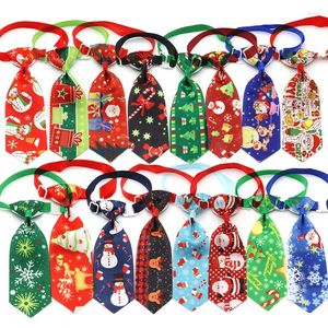 Dog Apparel Cute Pet Christmas Party Bow Tie Pets Supplies Cat Accessories Collar For Dogs Gift