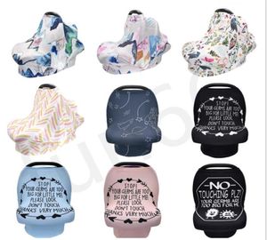 Ins Baby Nursing Cover Brestion Feeding Cover 11 Styles Baby Carseat Canopy Canopy Canopy Strinty Stroller Seat Cover Baby Laps7895366