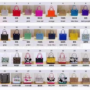 EVA Storage Bags Waterproof Bogg Beach Solid Punched Organizer Basket Summer Water Park Handbags Large Women's Stock Gifts All Saints' Day.