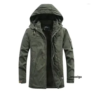 Męskie kurtki męskie zimowi moda szczupła Fit Business Coats Mens Windbreaker ciepła polarowa odzież Plus Size 4xl Casual Jacket
