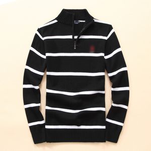 Men Sweaters small horse embroidery Pullover sweater autumn quality knitwear knit tops designer Hoodies sweaters crew neck sweater wool sweater Women sweater