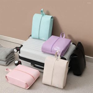 Duffel Bags Solid Color Travel Shoe Bag Portable Luggage Sorting Pouch Underwear Clothes Storage Nylon Organizer Men