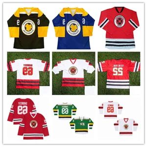 Kooy Shoresy # 69 Serie TV film Letterkenny Maglie da hockey Irish Stitched Men Team Colore Blu Giallo Verde Bianco Rosso Alternativo 51