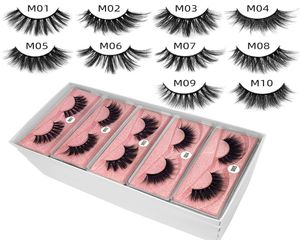 3d mink ögonfransar faux naturliga falska ögonfransar 3d mink fransar mjuk smink makeup falska ögon fransar 3d ögonfransar hel3179601