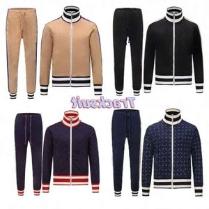 Man Tracksuit Designer Sportswear 2G Mężczyźni SWESHIRTS Fall and Winter Suits Medusa Fashion Tacets Bluzy swobodne zamek błyskawiczny kurtka Swepan 251