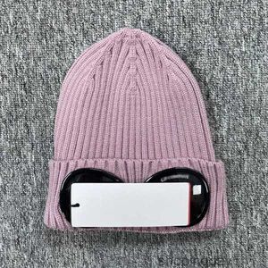 CP Två linsglasögonglasögon Beanies Män stickade hattar Skull Caps Outdoor Women Uniesex Winter Beanie Grey Bonnet Gorros Company 2024 Winter 01Z6SF