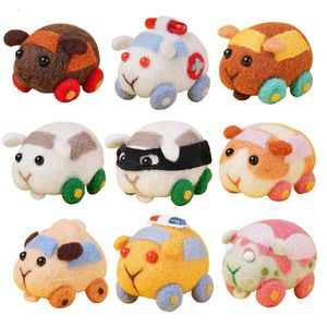 Miusie Cute Animal Felt Set ofullständig DIY Felt Material Handgjorda DIY Craft Plush Doll Felt Material Set 240124