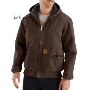 carharrt puffer jacka designer mens hoodie womens halv plckket zipper hoodys jackor förtjockning sportkläder tröjor lösa klassiker 750