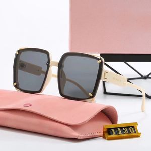 Miu-Sonnenbrille mit ovalem Rahmen, Miu-Sonnenbrille, Designer-Sonnenbrille, strahlenbeständig, Persönlichkeit, Retro-Mius-Mius-Brille für Herren, Erscheinungsbild in Brettqualität, mit Originalverpackung 19