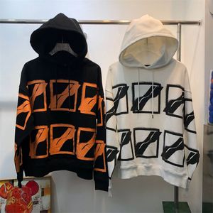 Tasarımcı Erkek Hoodie Kadın Sweatshirt Baskılı Hoodie T-Shirt Tasarımcı Crewneck Jumper Çift Yüksek Kaliteli Sokak Hip Hop Sweater Boyutu S-L