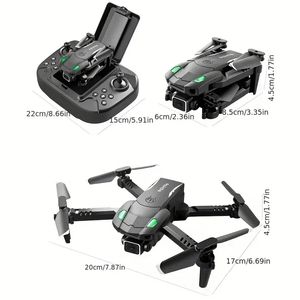 S128 Mini Drone HD Câmera Dupla Evitar Obstáculos de Três Lados Pressão de Ar Altura Fixa Profissional RC Drone Dobrável Quadcopter Brinquedos Presentes