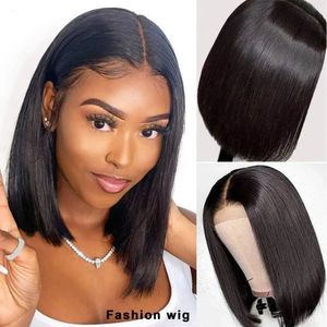 Bob's short straight wig has a multi-color natural appearance and a fluffy center. The synthetic wig is black and suitable for daily role-playing parties for women 230125