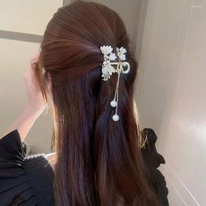 Fermagli per capelli Elegante chignon Clip fissa Alta Copricapo da donna Piccolo artiglio Stile cinese Ciliegia