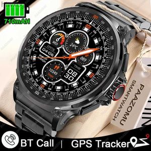 Smart Watches 2023 Ny utomhus Smartwatch Men 710 mAh stort batteri 1,85 Ultra HD Display 100+ Sports Mode Smart Watch for Android iOS Telefon YQ240125