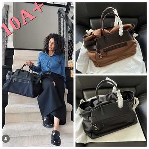 Nylon 17 Tote Kapazität Margaux Fashion Margaux15 Handtasche Lederkragen Große Taschen Pendler Vielseitige Designertascheclassic the Row