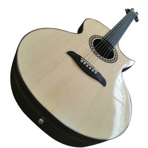 41 серия sj, твердая древесина, европейская ель, черная, относится к акустической акустической гитаре.