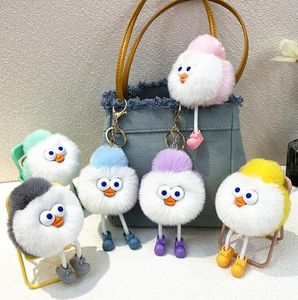 13.5cm Plush Keychain Kawaii Cartoon Cute Plushie Stuffed Animals Toys Kitten Plush Key chain for bag Car pendant Decoration