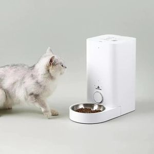 フィーダーXiaomi Petkit Smart Cat Feeder Mini Automatic Bowl Pet Cat Feederが詰まっていないCat Cat Bowl Dog Automatic Feeder Pet Products Gatto
