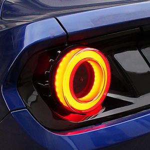 Auto Zubehör Rücklicht Montage Streamer Blinker Für Ford Mustang LED Rücklicht 15-21 Hinten Lampe Bremse Rückwärts laufen Licht