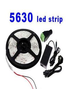 5630 LED Flexible Strip Light 5m 12V 300leds Waterproof IP65 Warm white Cool white with Power Supply Adaptor Decoration for Cabine8437878