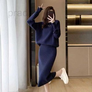 Basic Dresses Designer Europe US Knitted jumpsuit short skirt hot style pencil personality long-sleeved dress buttons letter embroidery zipper sexy Clothing 7INQ