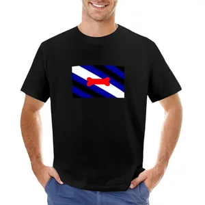 Polos masculinos filhote de cachorro orgulho bandeira camiseta camisetas homem roupas masculinas