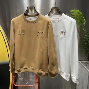 2023 Primavera y otoño Nueva moda Simple 3D Cóncavo Proceso de impresión 3D Cuello redondo Versátil Suéter casual Sudaderas casuales Ropa Tops