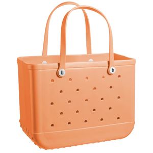 EVA Storage Bags Waterproof Bogg Beach Bag Solid Punched Organizer Basket Summer Water Park Handbags Large Women's Stock Gifts