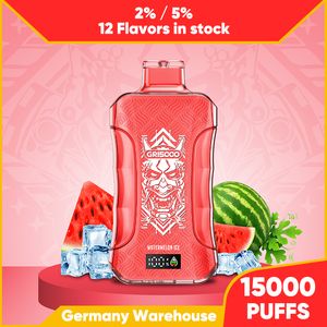 Puff 15000 vapes jednorazowe e-papierosy Parki Puff Mesh Cewka Vape 20 ml desechables 650 mAh Vaper z elitą i akumulatorem