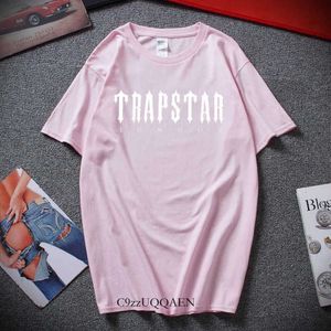 トラップスターTシャツリミテッドニューロンドンメンズTシャツ半袖ユニセックスブルーシャツ男性ファッションティートップス男性Tシャツ971