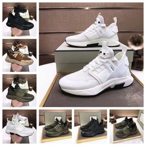 منصة الأحذية المصممة غير الرسمية Tom Forde Shoes TF Sneakers Women Men Tom Tom Fond Shoes Mens Trainers Retro Patchwork Lace-Up Sports Shoilers Mens Trainers Women 234