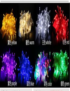 200 LED 20M String Fairy Lights Christmas Xmas 64 stopy Garland Dekoracja Dekoracja weselna Dekoracja Kolorowa 9 kolor opcjonalna3936088