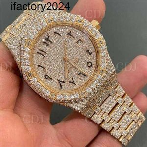 Ap Watch Diamond Moissanit Iced Out Kann Test bestehen Benutzerdefiniertes Top-Brand-Out-Zertifikat Vvs Hip Hop-Schmuck Bust Down Handmade Pass Tter