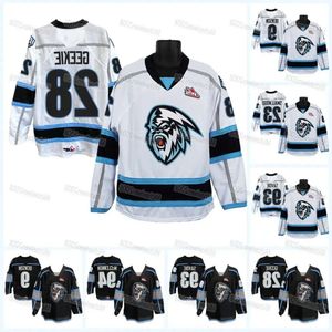 WHL Winnipeg Ice Hockey Jersey Conor Geekie Matthew Savoie Zachary Benson Benjamin Zloty Carson Lambos Connor McClennon Michael Milne Jakin 20 20