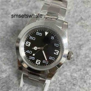 Luxury Watch Clean Factory Designer Watch Motes Master Watch Men 39mm rostfritt stålfodral Sapphire Glass Strap Foyole