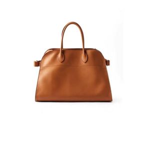 La borsa tote Row grande margaux lady borsa semplice di lusso semplice il grande bolso in pelle scamosciata borse firmate minimaliste trendy alla moda xb102