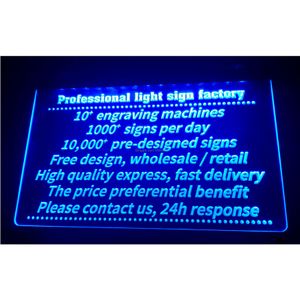 Znak LED Profesjonalny światło fabryka 3D Grawerowanie spersonalizowane Dostosowanie Lights Prezenta