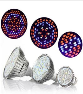 LED Grow Lights 30W 50W 80WフルスペクトルLED植物成長ランプE27 LED Horticulture Grogh Grogn Light for Garden Flobel Hydroponics SY2946688